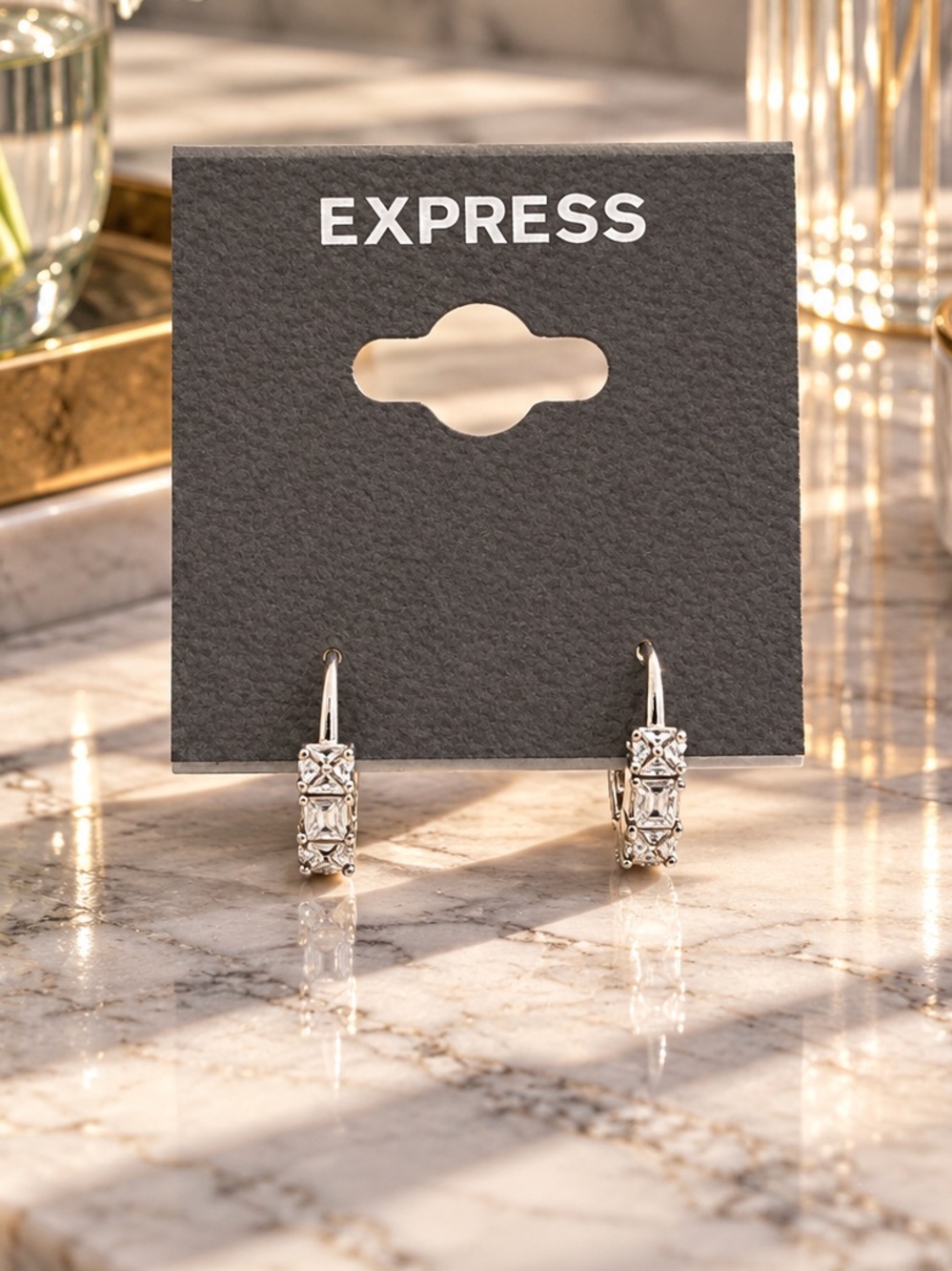 Silver Hoop Earrings by EXPRESS